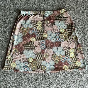 Athleta Retro Floral Mini Skirt - Small